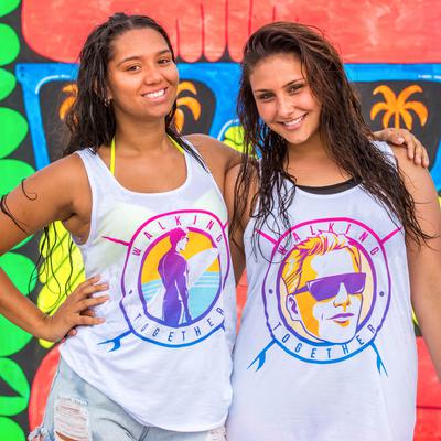 Renee and Tanisha in OneWave collab tanks